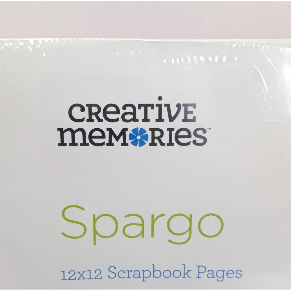 NEW Creative Memories 12x12 SPARGO Album Pages TRUE SIZE 15 Sheets/30 Pages NIP